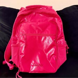 CALPAK Terra Laptop Backpack in Dragonfruit